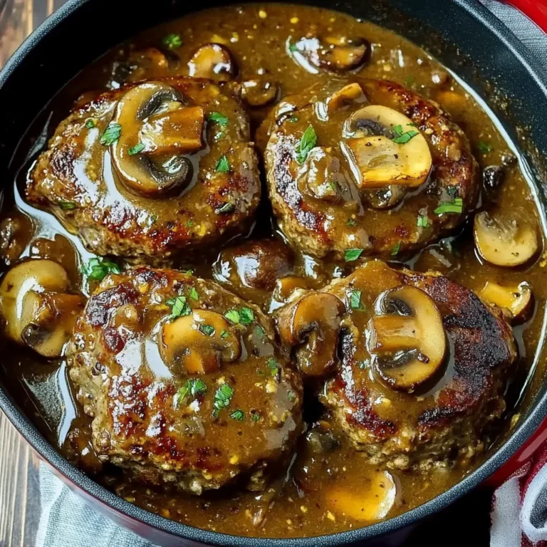 Salisbury Steak with Mushroom Gravy