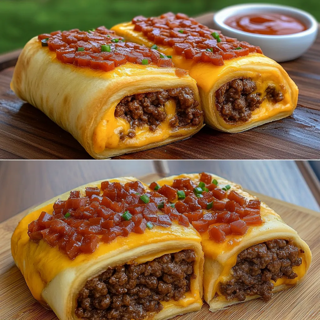 Ground beef rollups