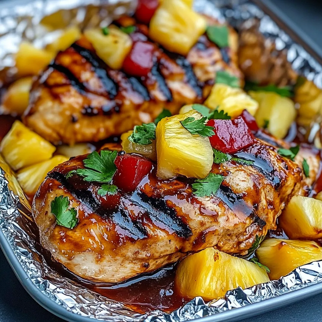 Grilled Hawaiian chicken