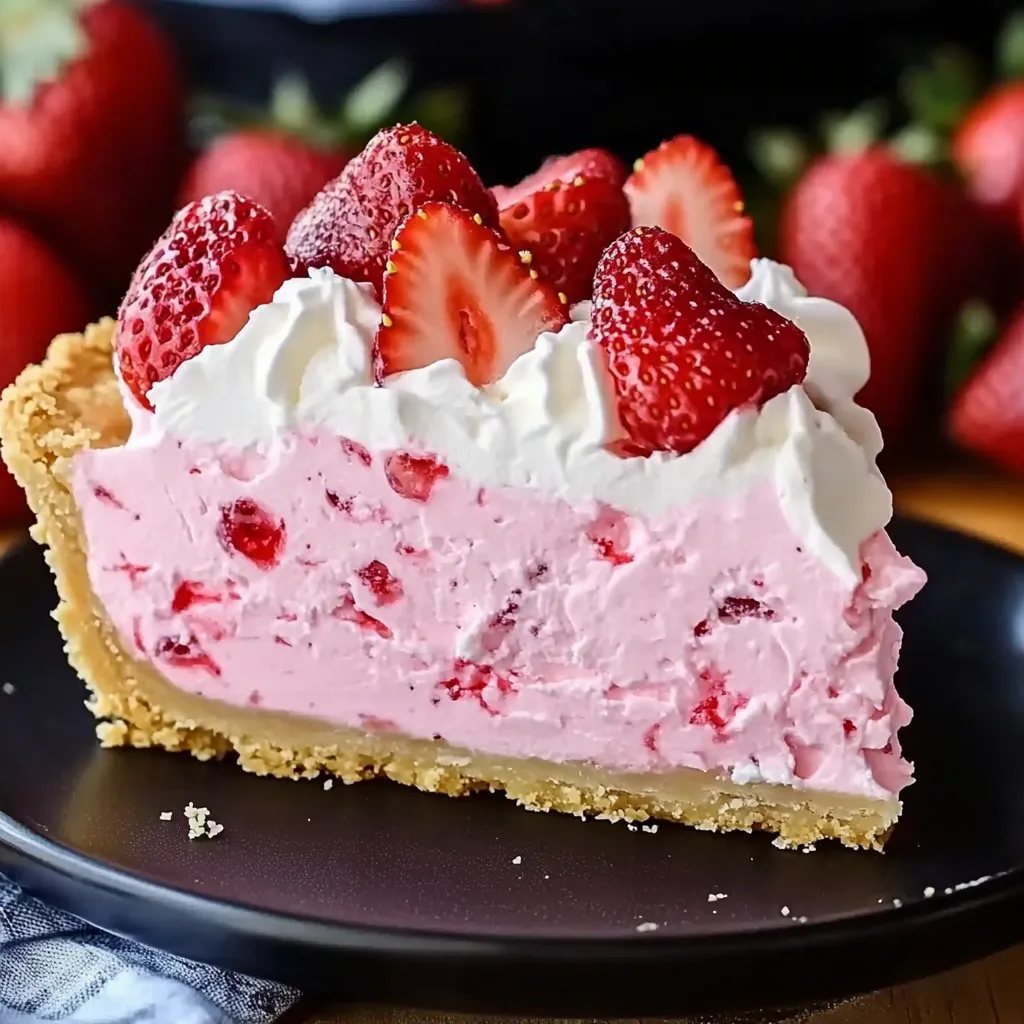 Cool Whip strawberry dessert