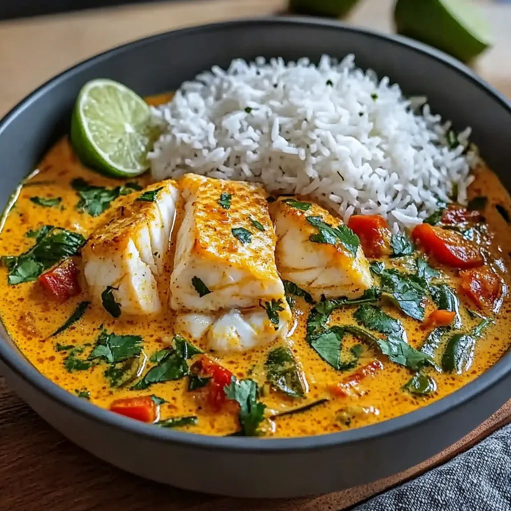Lime fish curry