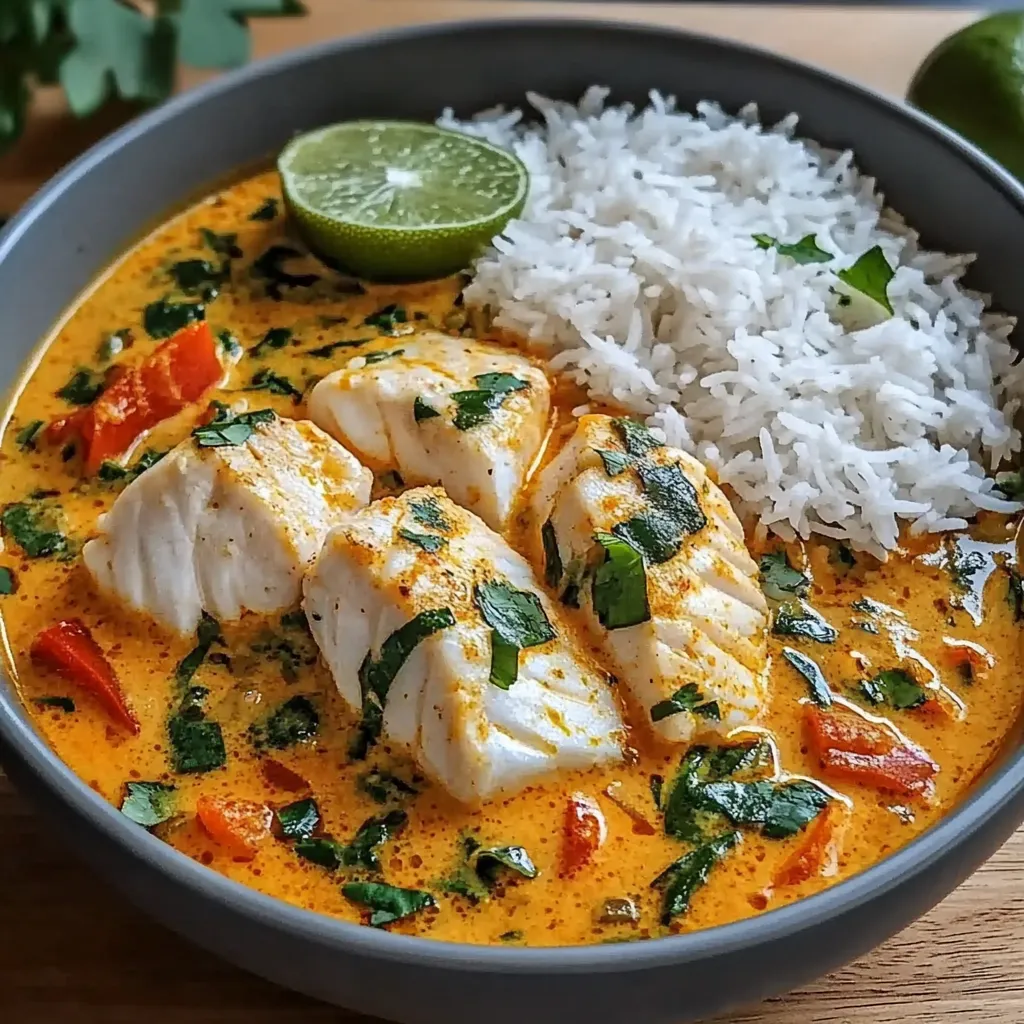 Coconut curry with jasmine rice