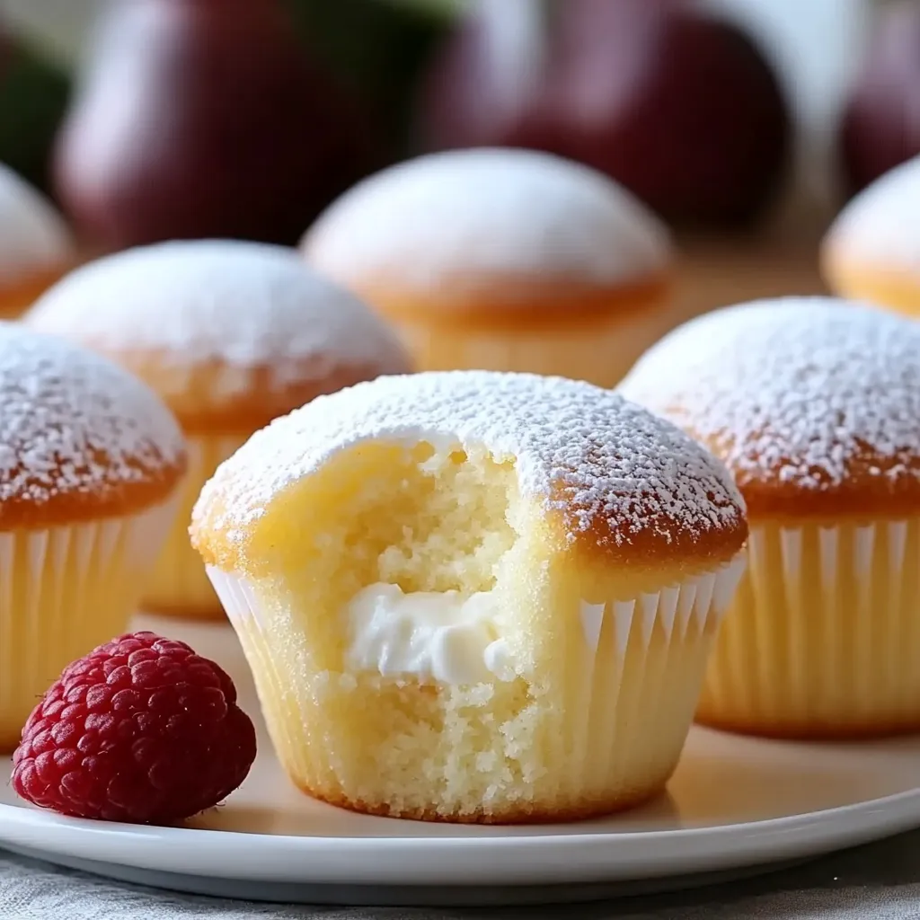 Japanese souffle cheesecake cupcakes