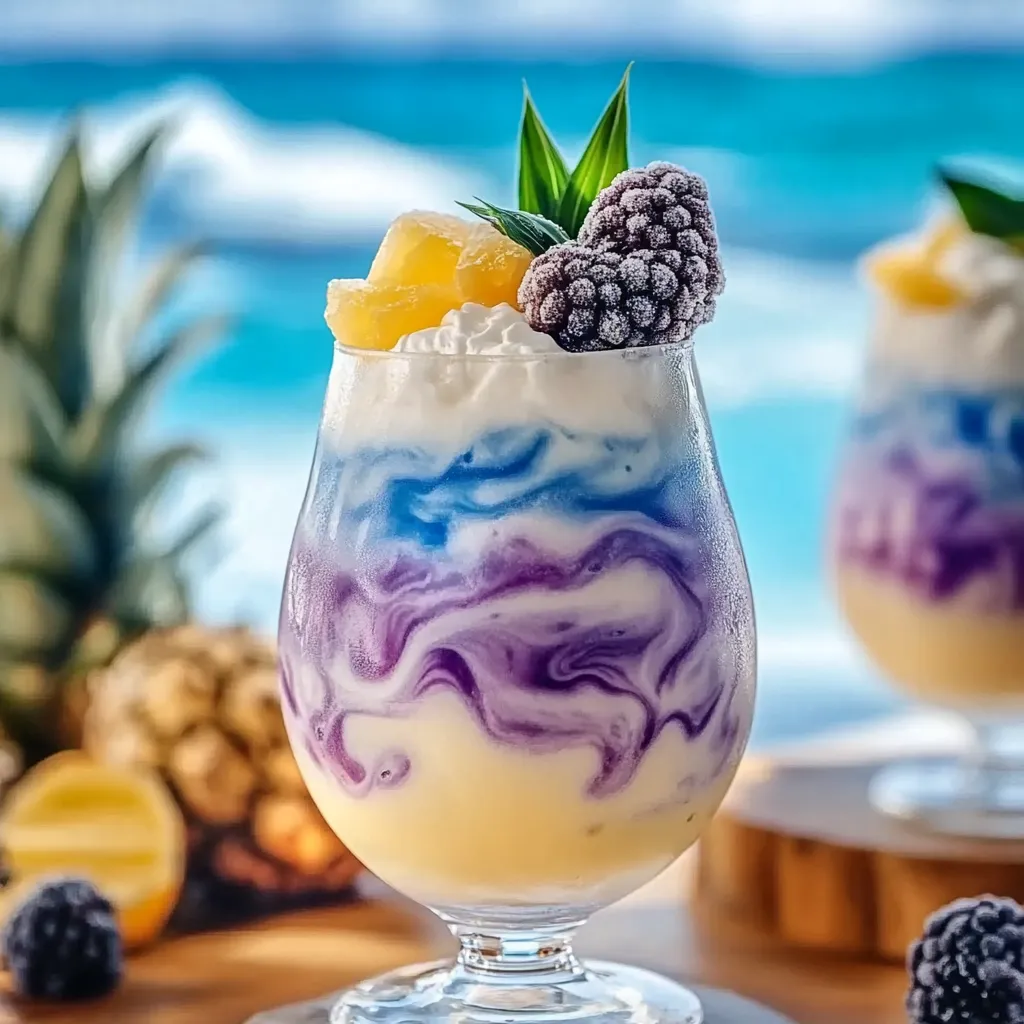 coconut pineapple drink
