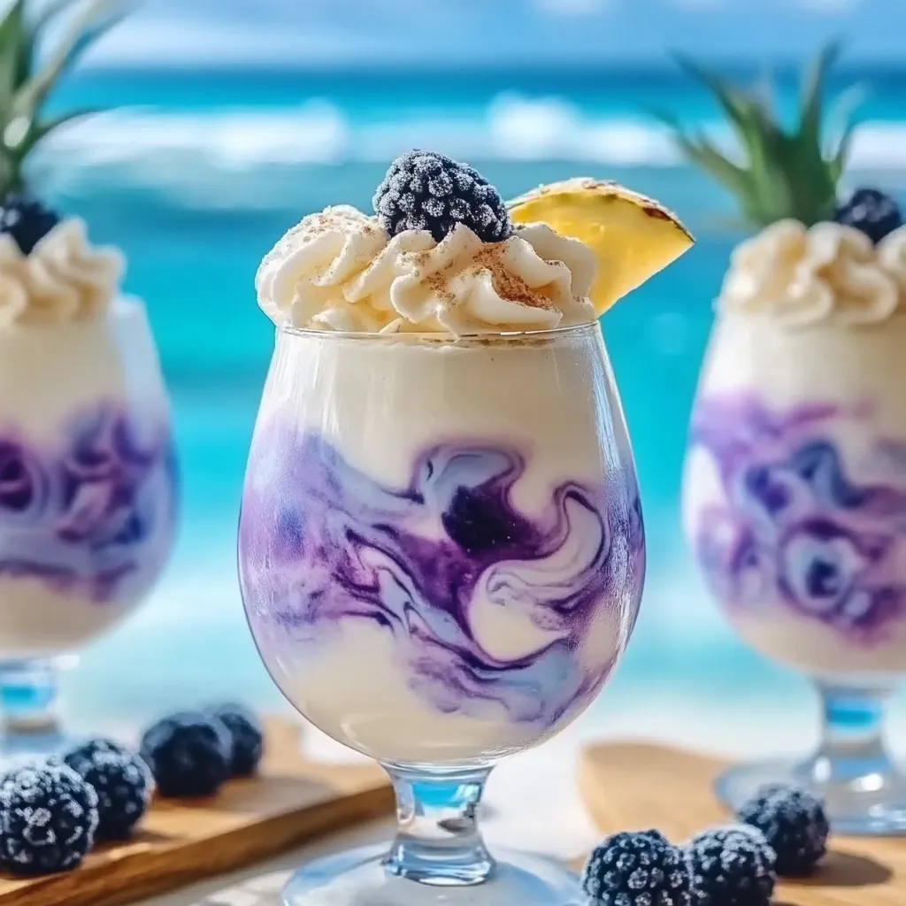 tropical beach cocktail