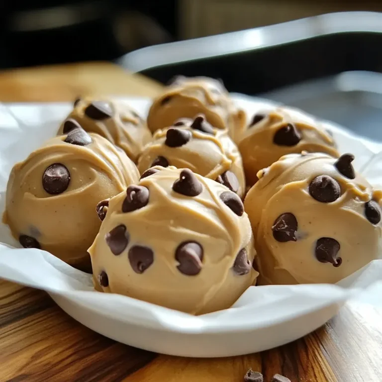 Frozen Greek Yogurt Peanut Butter Bites with Chocolate Chips