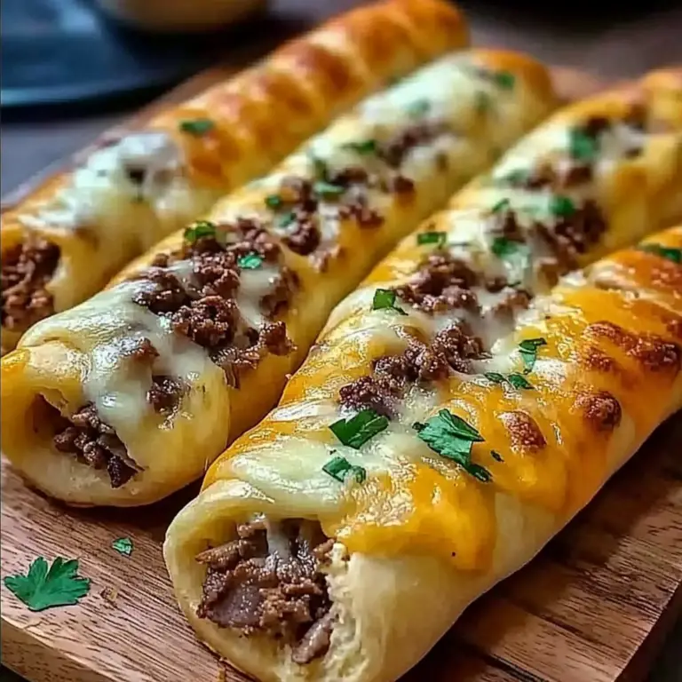 Philly Cheesesteak Stuffed Cheesy Breadsticks