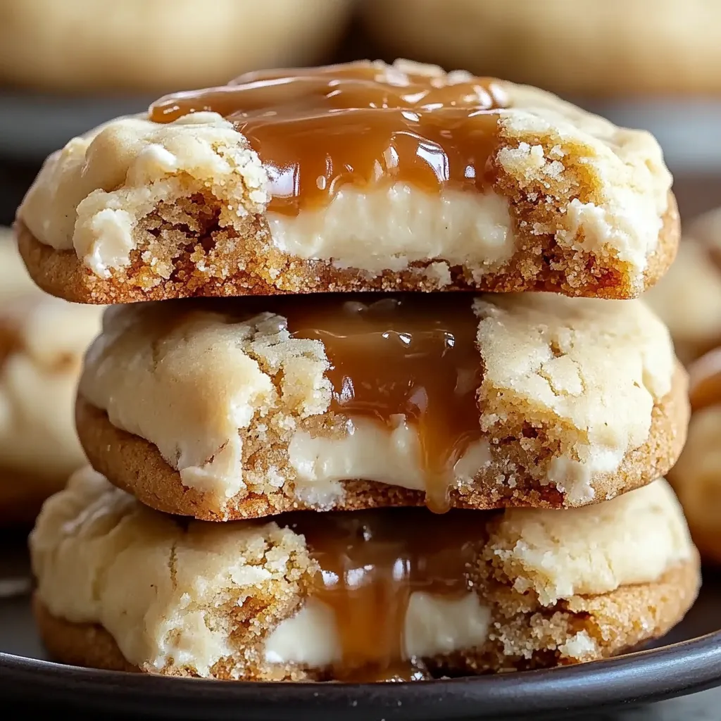 Caramel Cheesecake Cookies