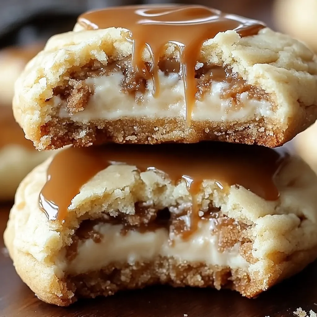 Caramel Cheesecake Cookies
