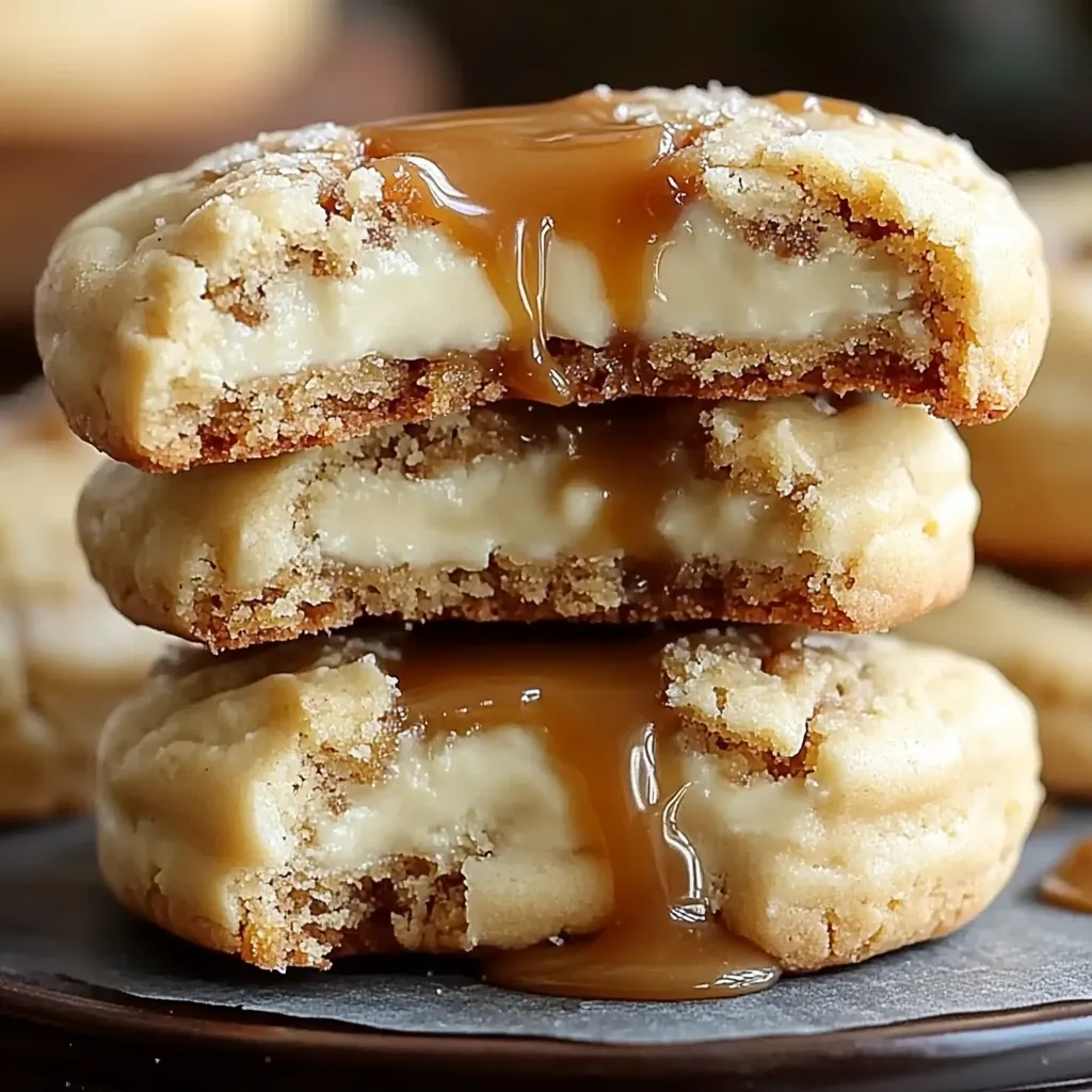 Caramel Cheesecake Cookies