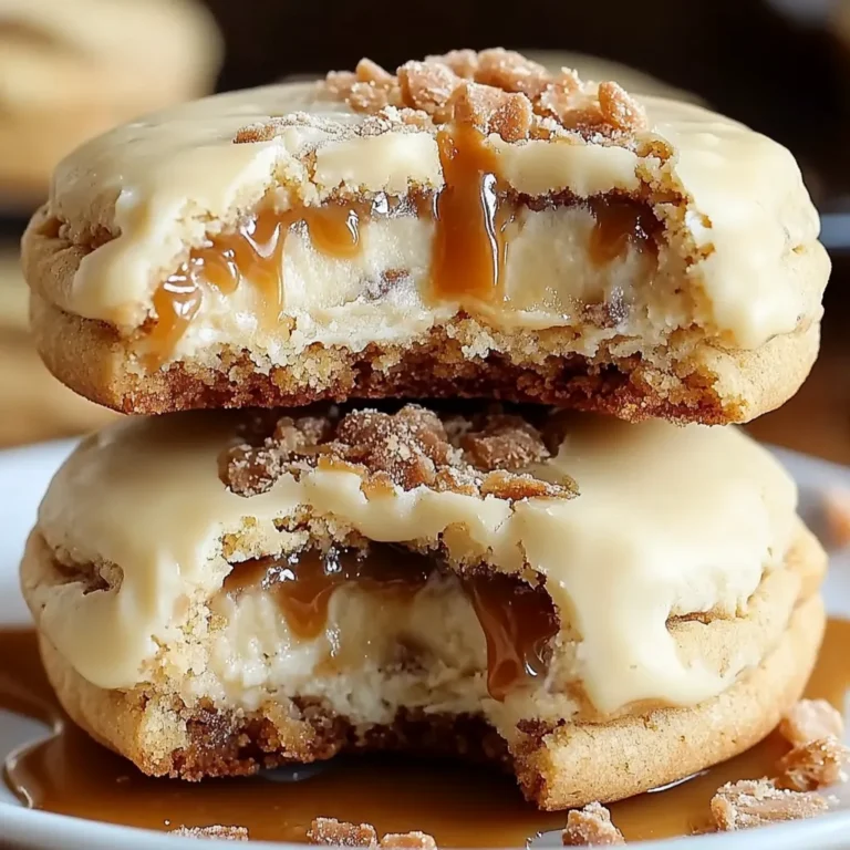 Caramel Cheesecake Cookies