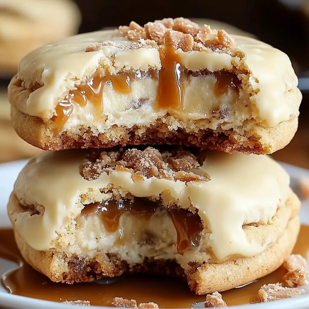 Caramel Cheesecake Cookies