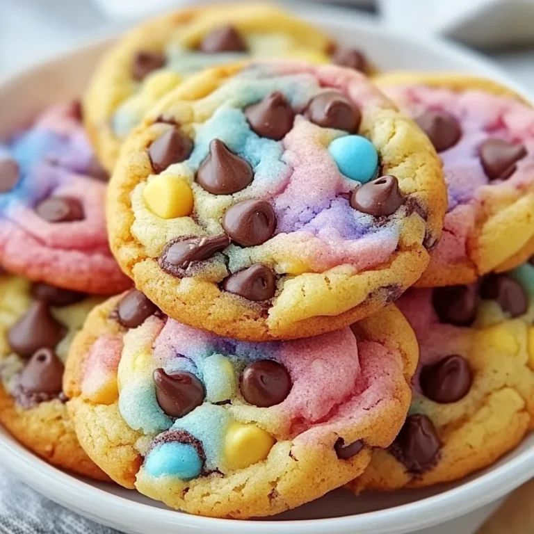 Easter Chocolate Chip Cookies