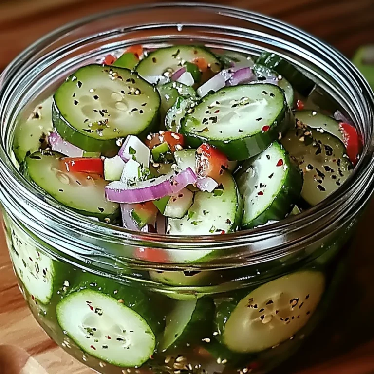 Refrigerator pickled cucumber