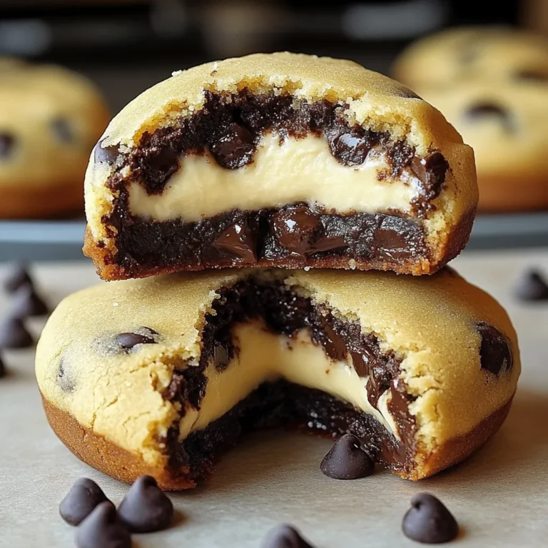 Cheesecake Stuffed Chocolate Chip Cookies