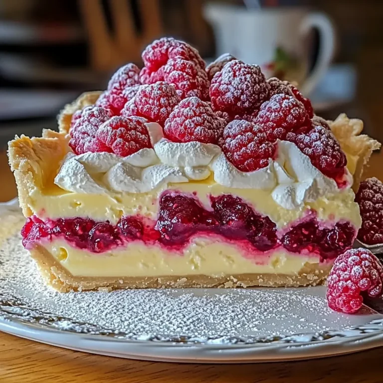 Lemon Raspberry Pie