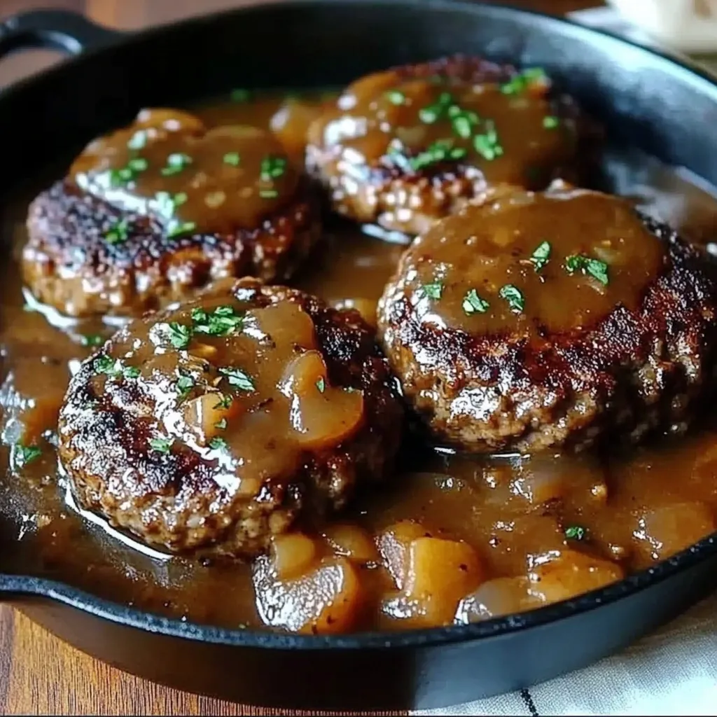 Homemade Salisbury steak