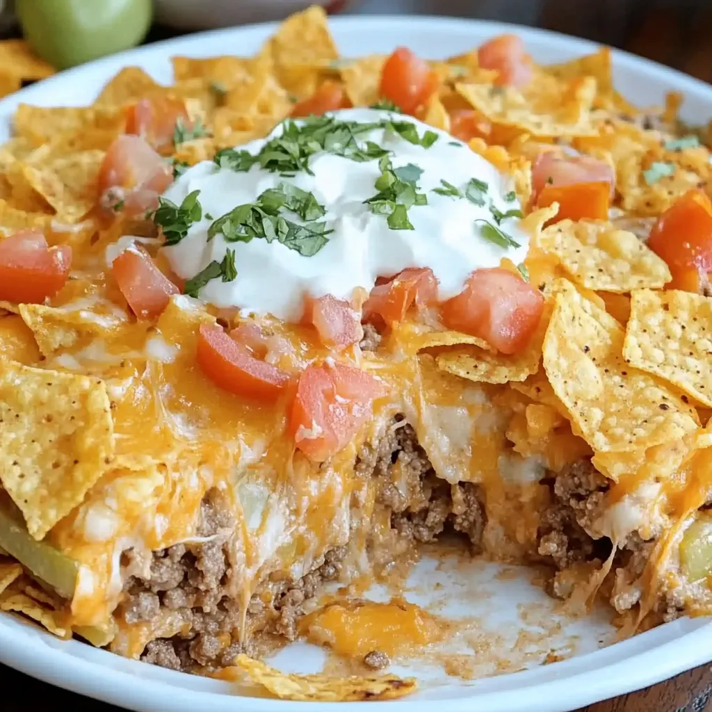 Dorito Casserole with Ground Beef