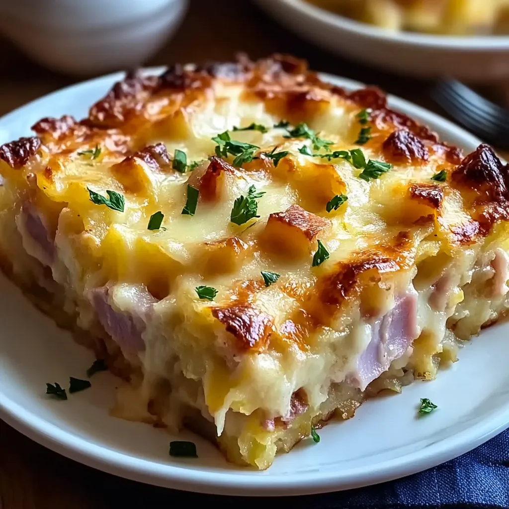Chicken casserole with hash browns