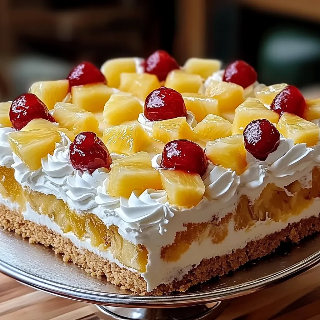 tropical cake dessert
