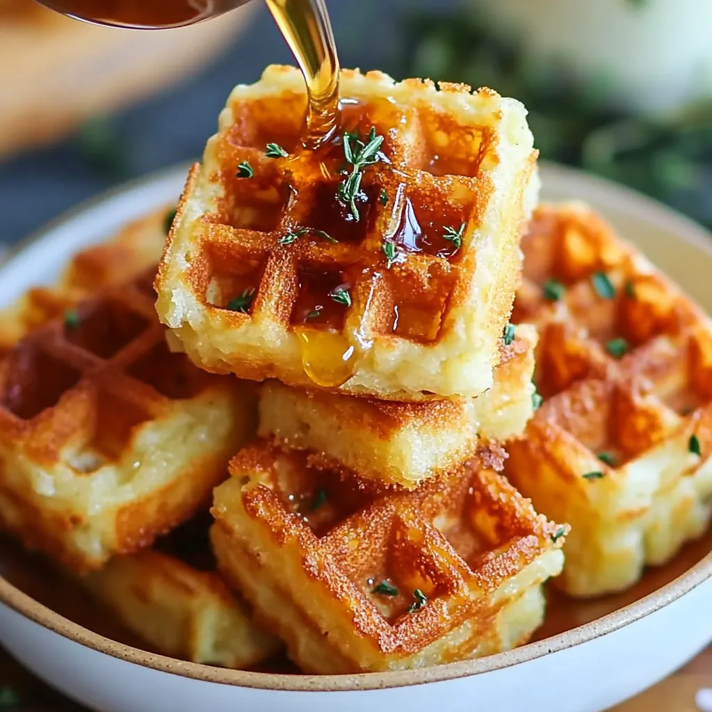 mini cornbread waffles