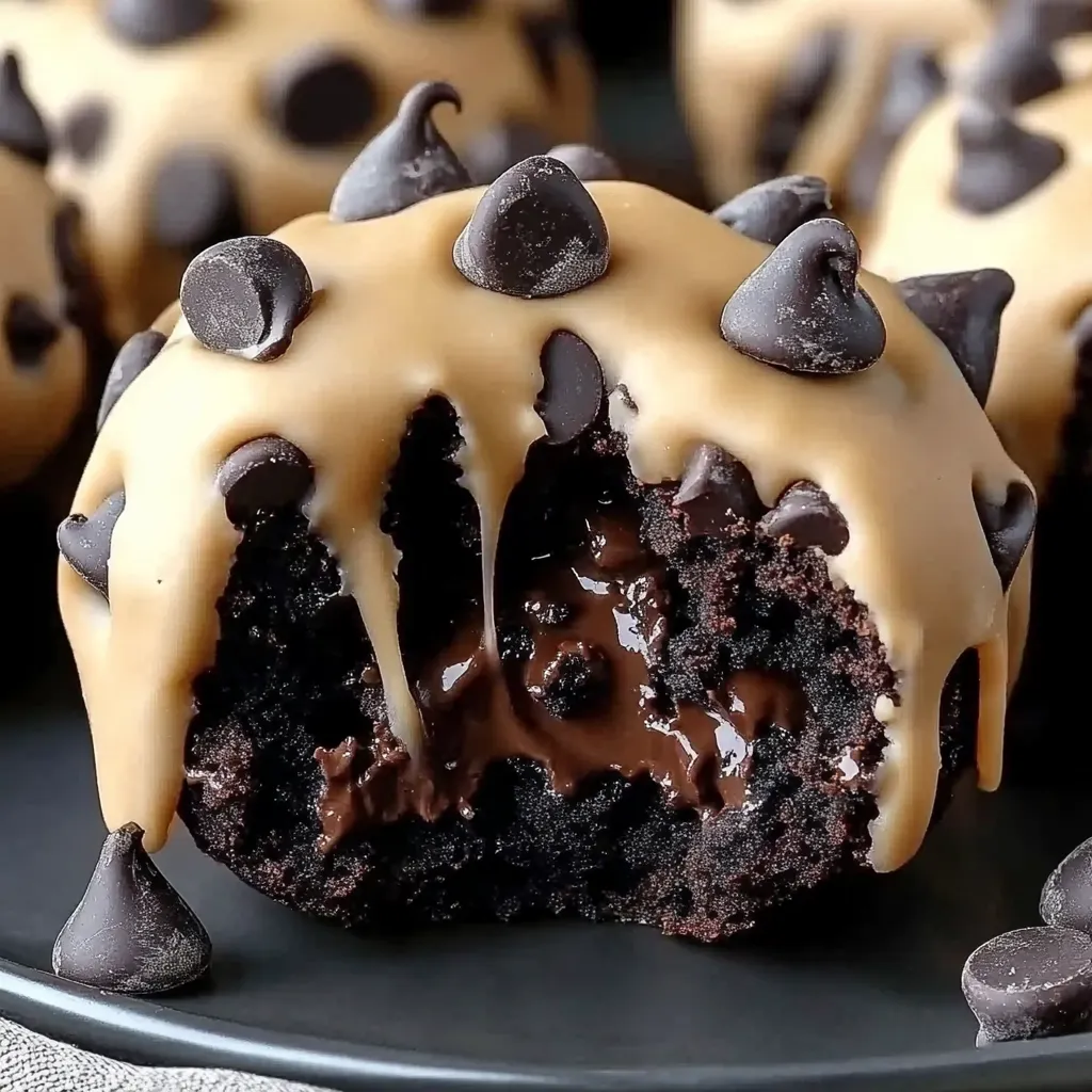 Cookie Dough Brownie Truffles