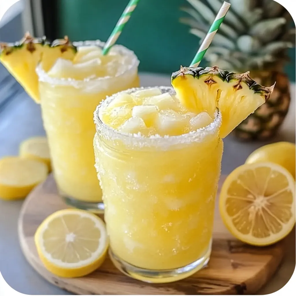 Tropical lemon cocktail
