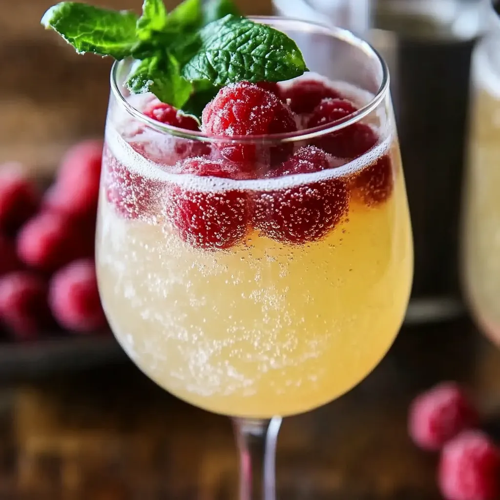 Raspberry lemon drink
