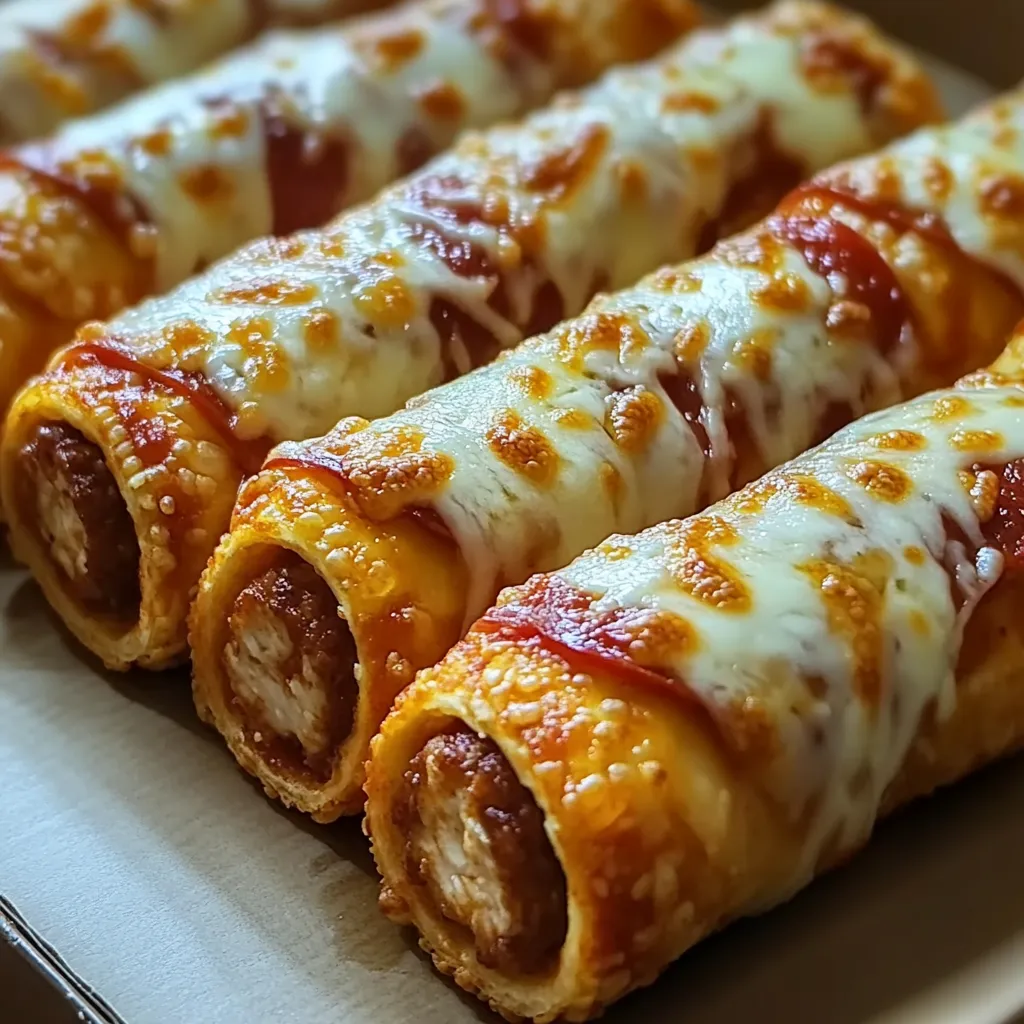 Chicken sausage pizza bites