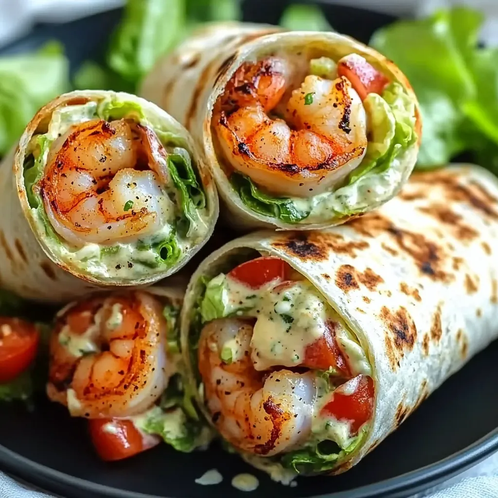 Shrimp Caesar Wrap