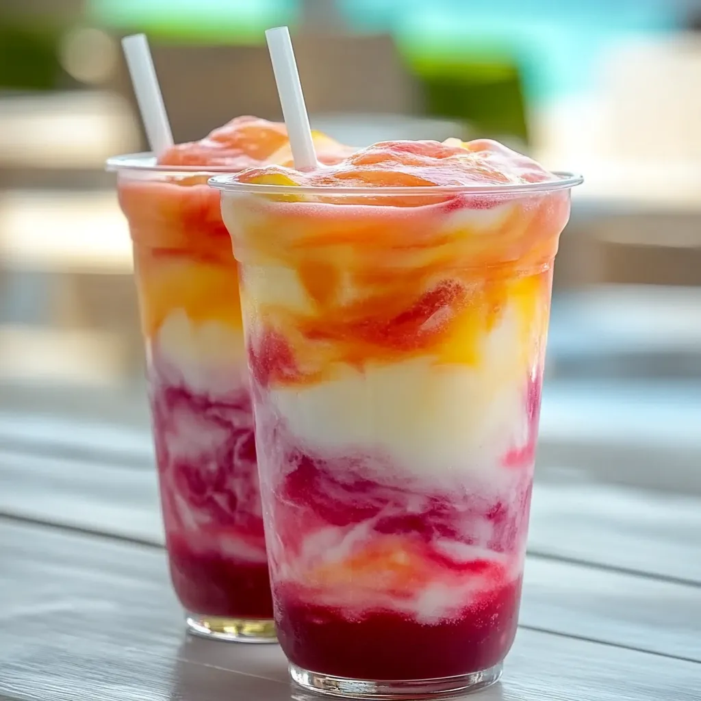 Non-alcoholic tropical drink