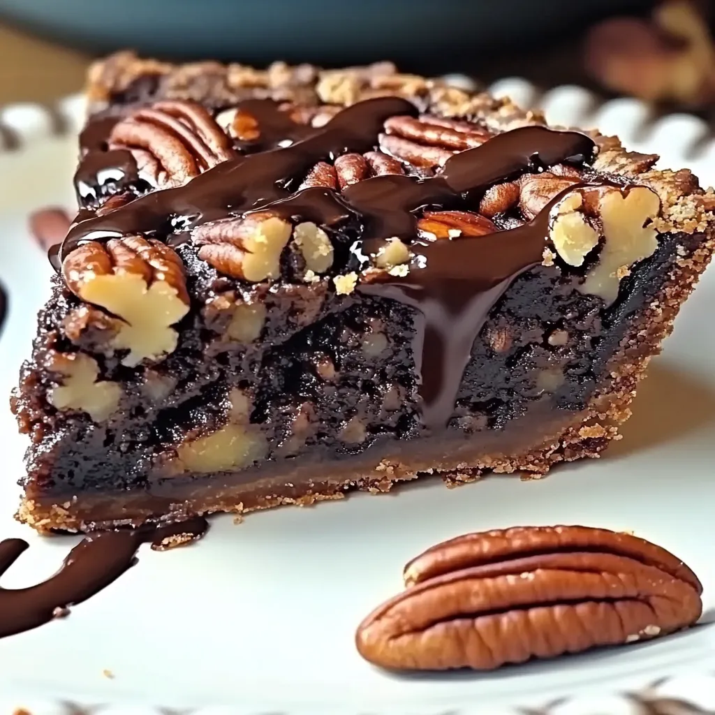 pecan brownie pie