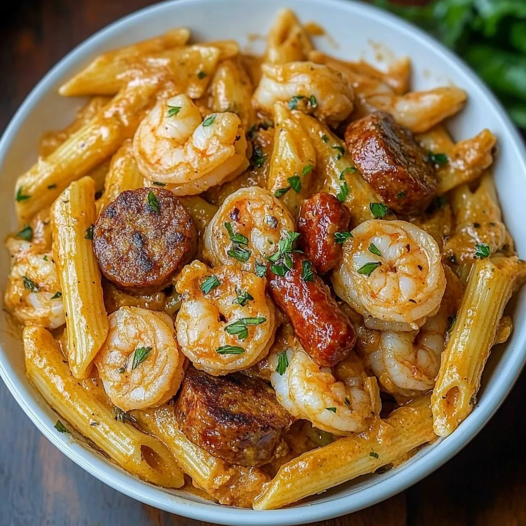 Shrimp and sausage dinner