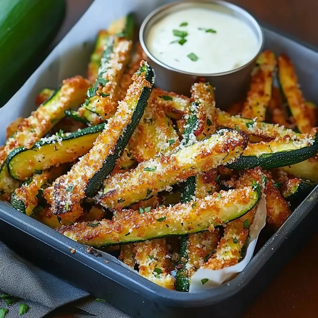 Oven-baked zucchini