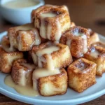 Cinnamon Roll French Toast Bites