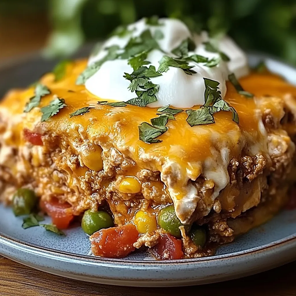 Mexican burrito bake
