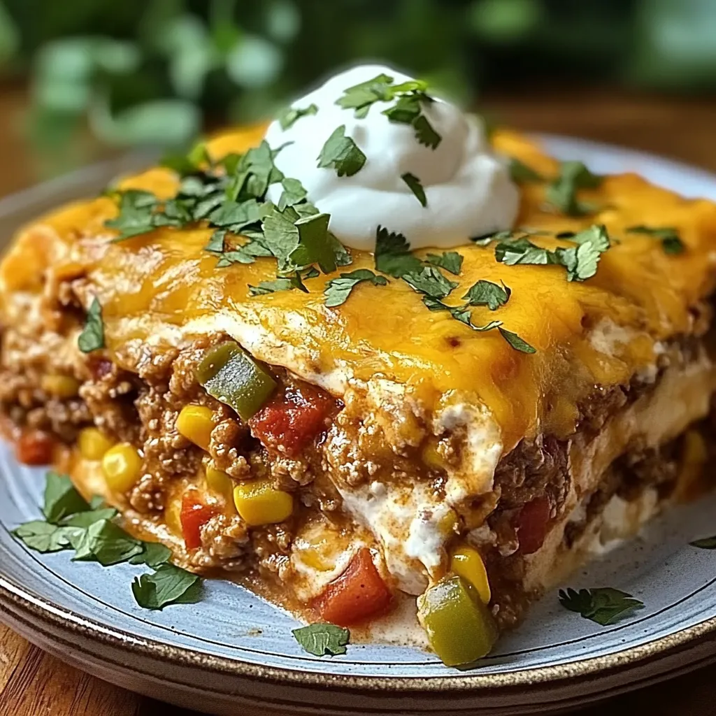 Hearty taco casserole