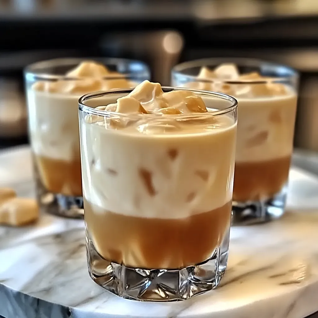Salted caramel mocktail