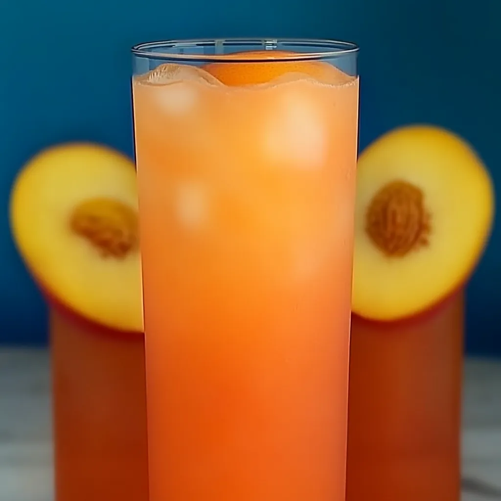 summer peach drink