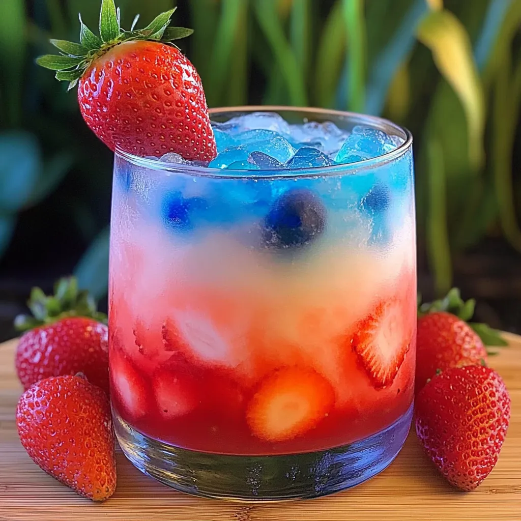 Strawberry Blue Hawaiian