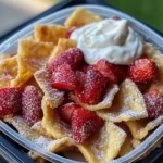 Strawberry Cheesecake Nachos