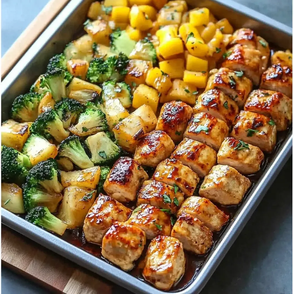 Tropical chicken bake