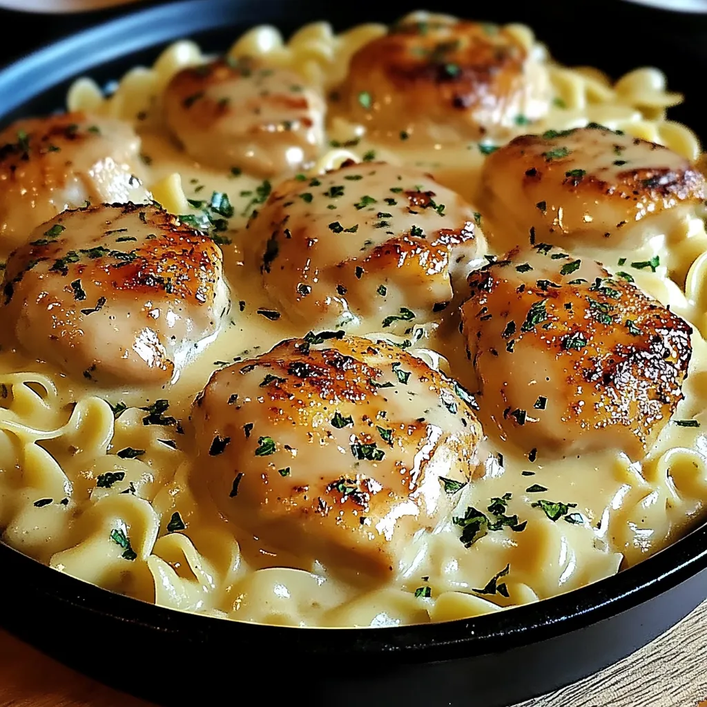 Creamy chicken pasta