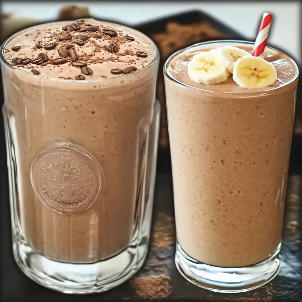 banana and coffee smoothie