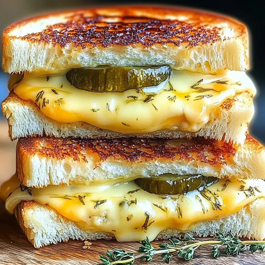 grilled cheese with pickles