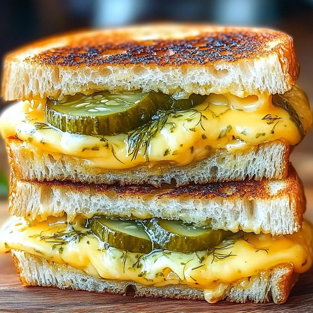 cheesy dill sandwich