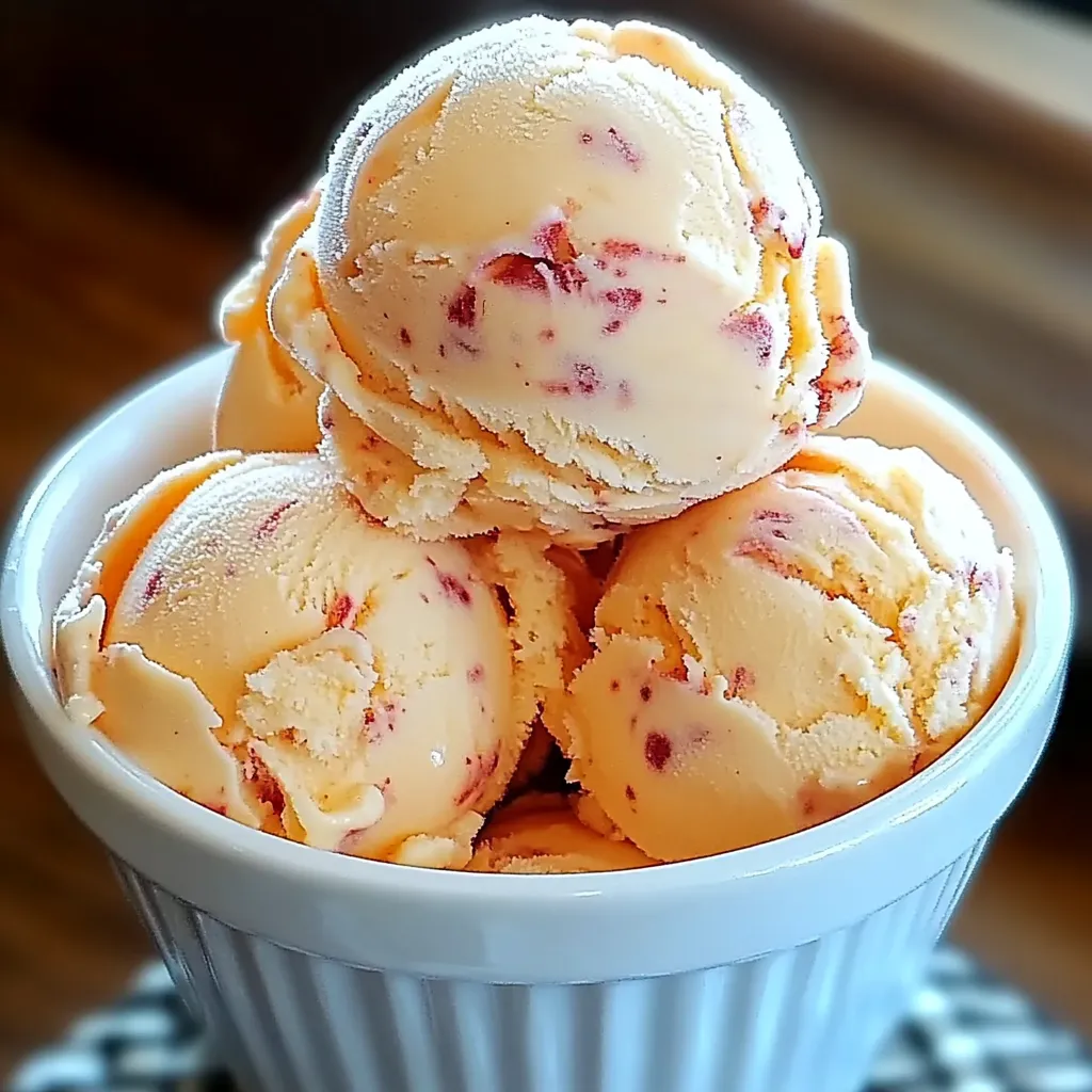 peach ice cream recipe