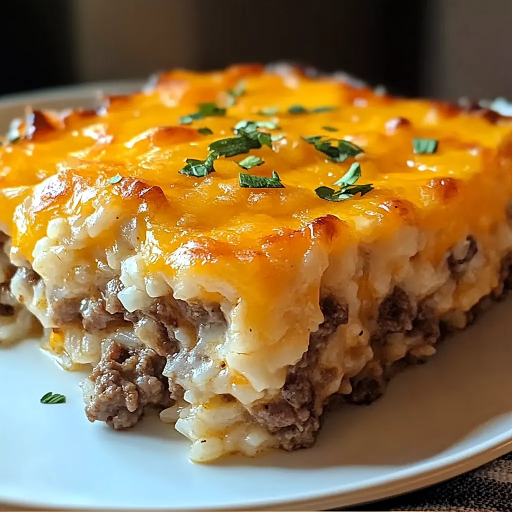 ground beef rice casserole