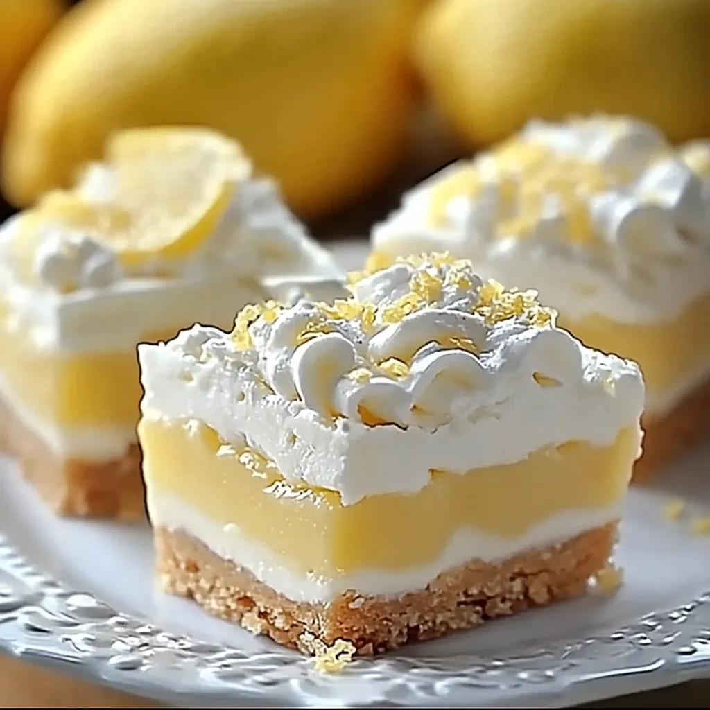 lemon dessert bars