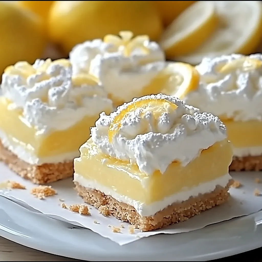 no-bake lemon bars